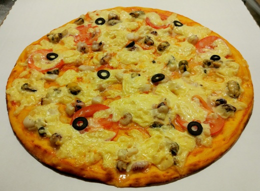 Пицца «Морепродукты»